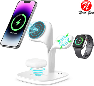 Chargeur induction 5 en 1 Blanc